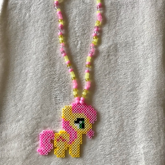 Fluttershy MLP Kandi Necklace - Picture 4 of 4